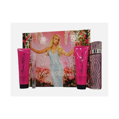 SET PARIS HILTON WOMEN (4 PC )3.4 OZ EDP SP