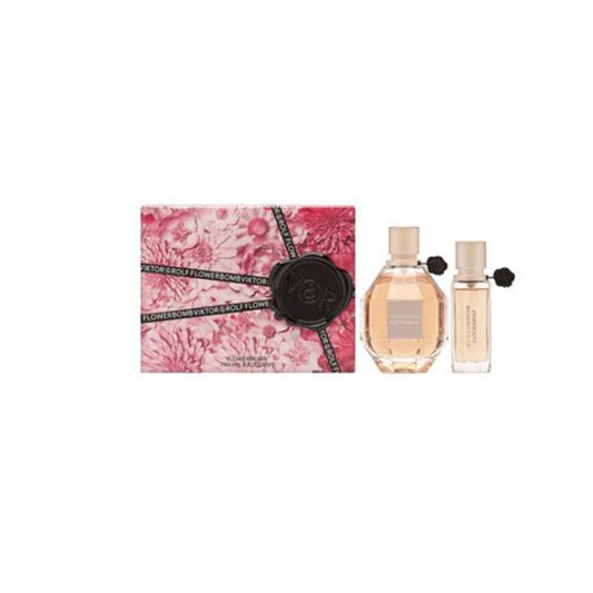 SET VIKTOR & ROLF FLOWERBOMB WOMEN (2 PC ) 3.4 OZ. EDP SP / MINI